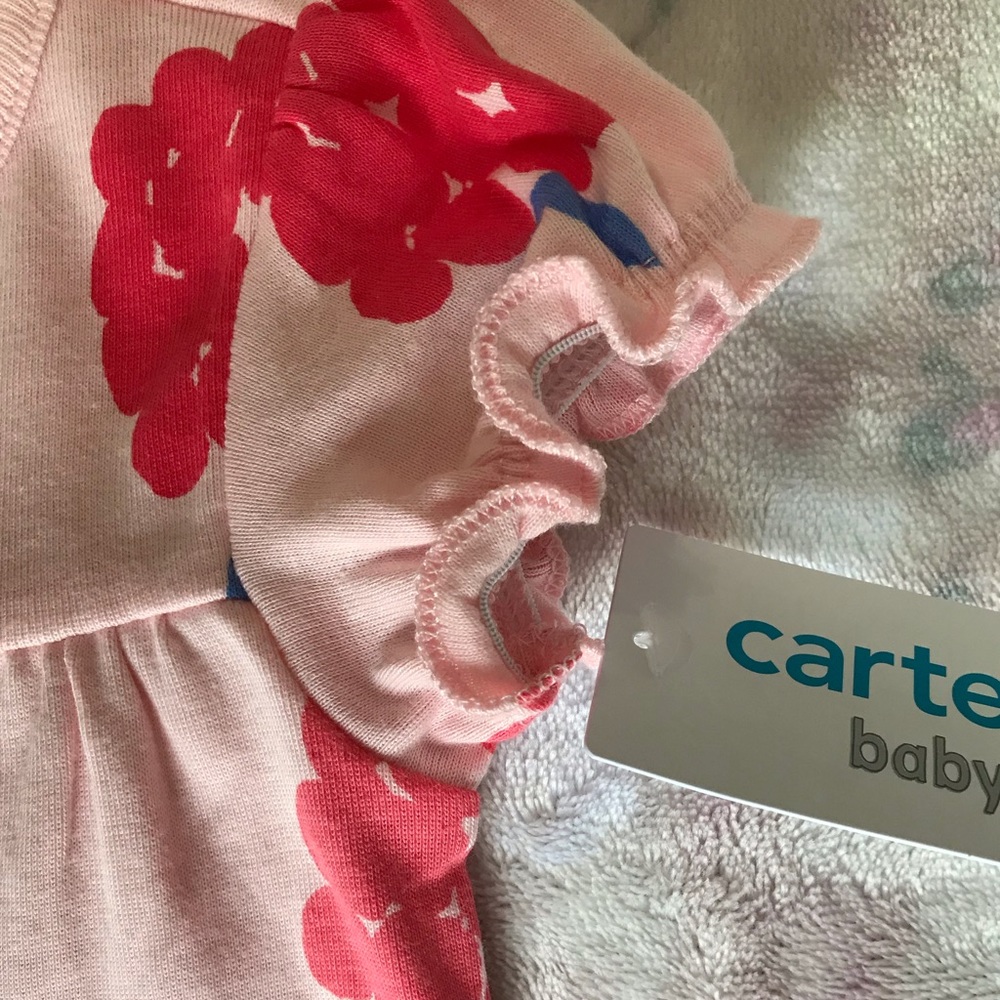 NWT Carter's Raspberry Bubble Romper - Picture 5 of 8